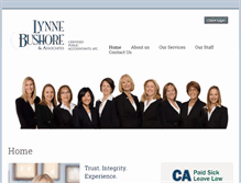 Tablet Screenshot of lynnebushore.com